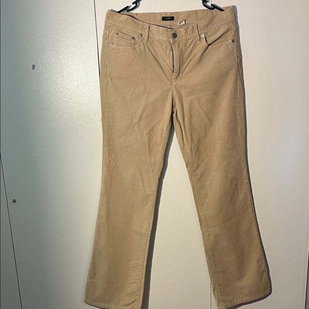 J. Crew Women's Boot Cut Jeans in Tan Zize 8R